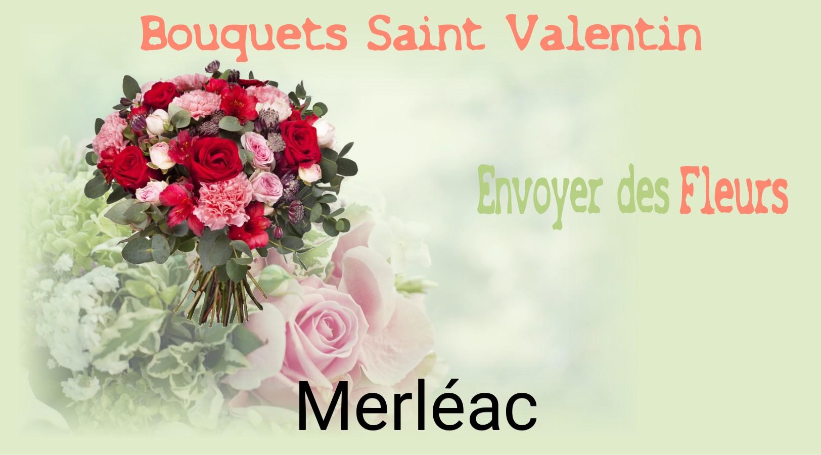 Roses de Saint-Valentin livrées à Merléac